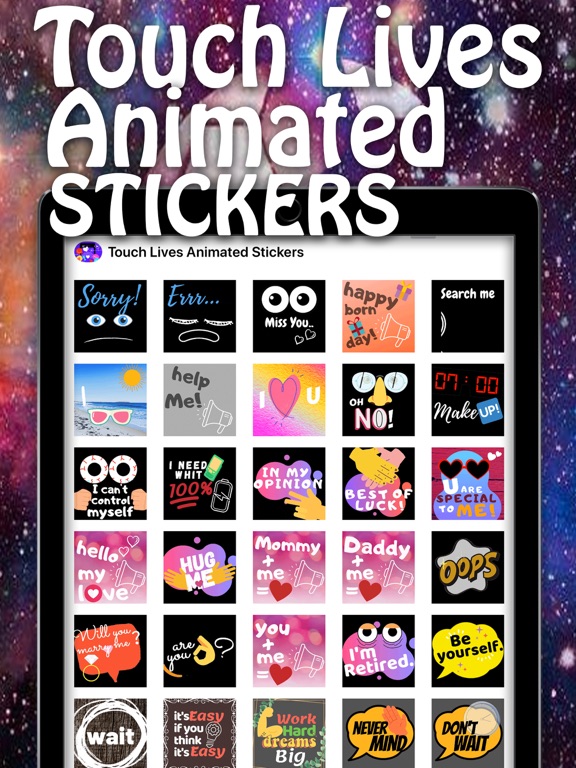Touch Lives Animated Stickers screenshot 3