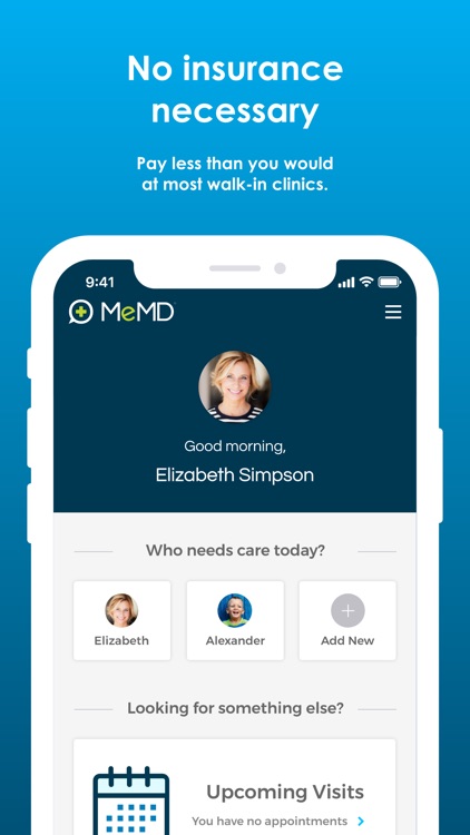 MeMD – Doctor’s Visits Online! screenshot-4