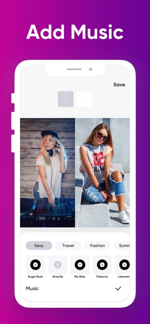 side by side video app iphone