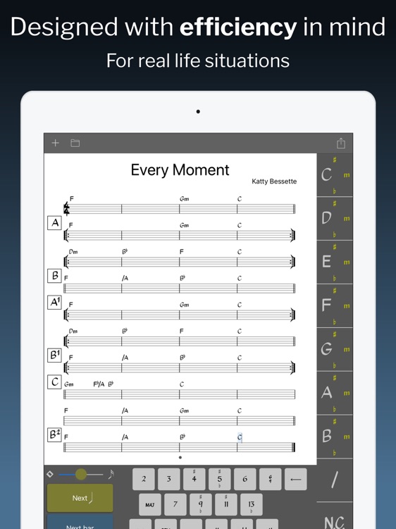 Chordsheet Maker - Lead sheet