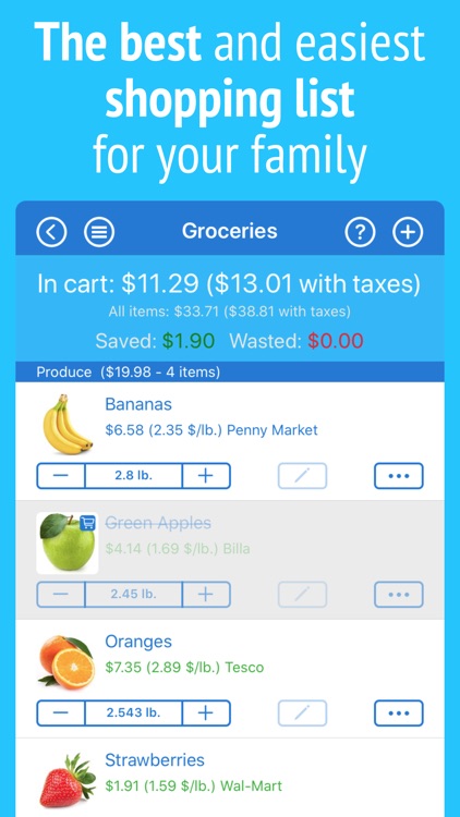 IntelliList - Shopping List screenshot-0