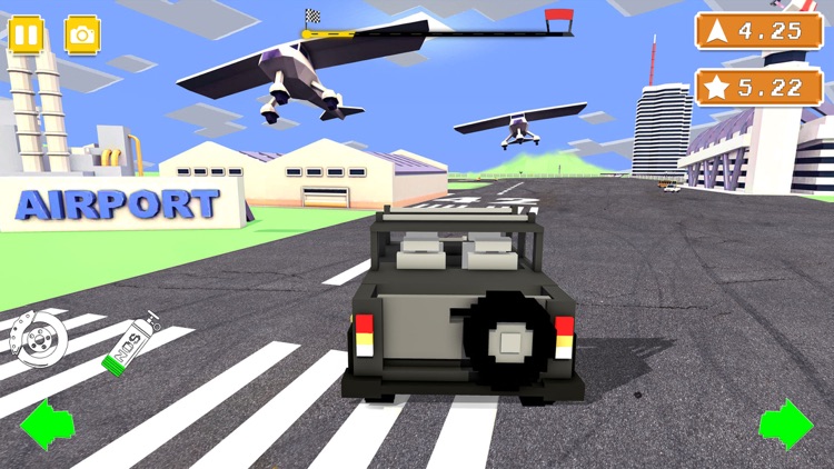 Blocky Car Racing Game screenshot-3