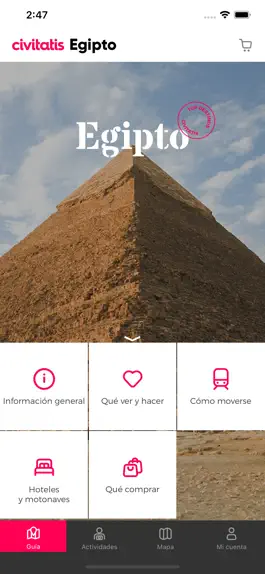 Game screenshot Guía de Egipto Civitatis.com apk