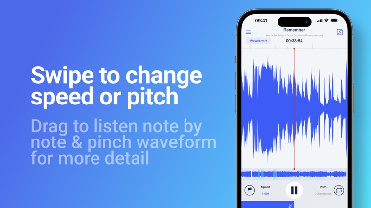 Transcribe+ Slow Down Music