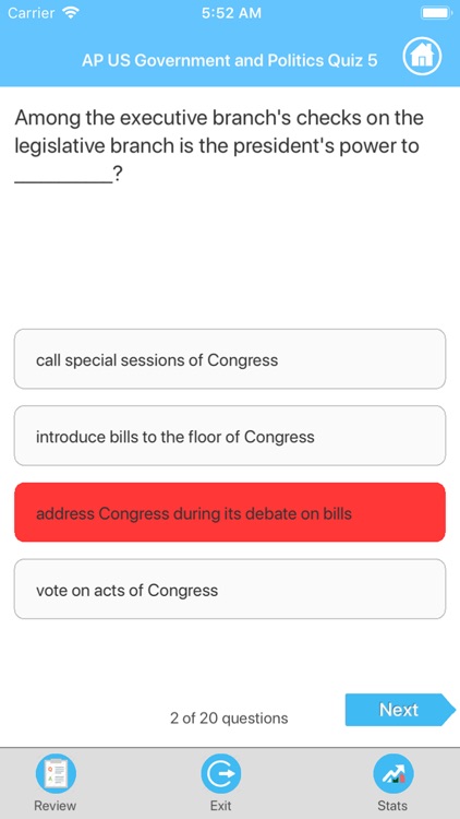 AP US Government Quiz screenshot-3