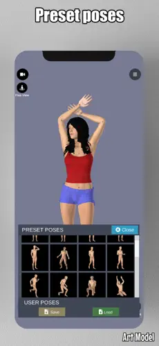 Captura de Pantalla 8 Art Model - Pose & morph tool iphone