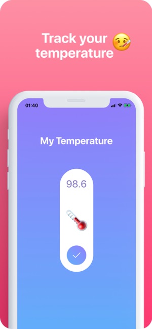 Body temperature app for fever