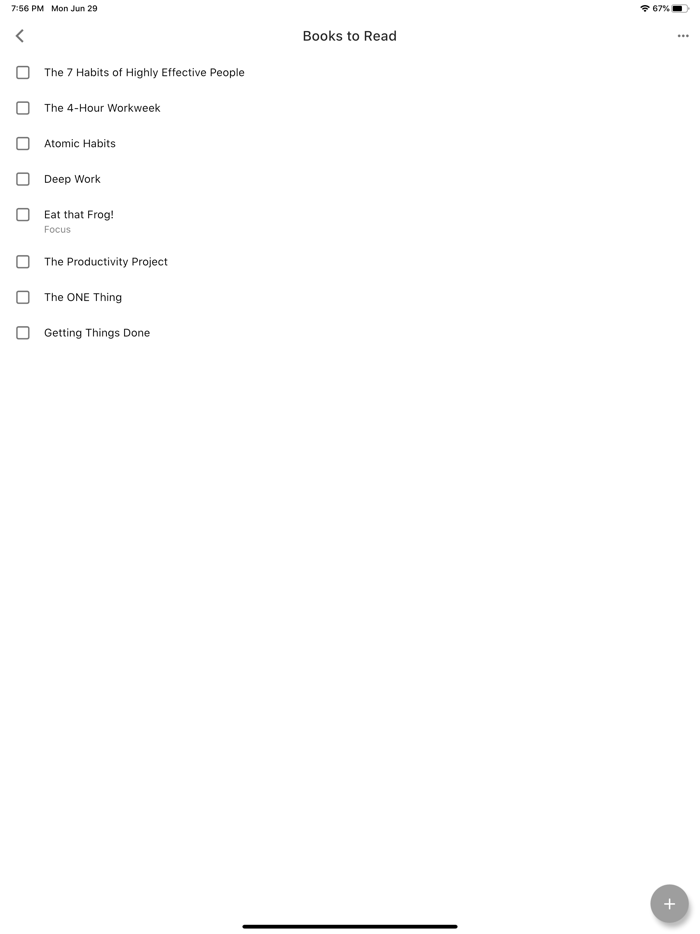 Focused To-Do Lists  Tasks