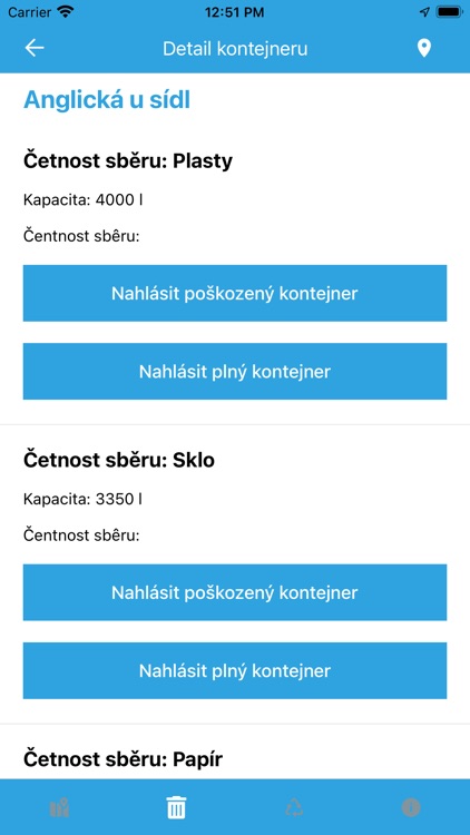 Třídění odpadu Karlovy Vary