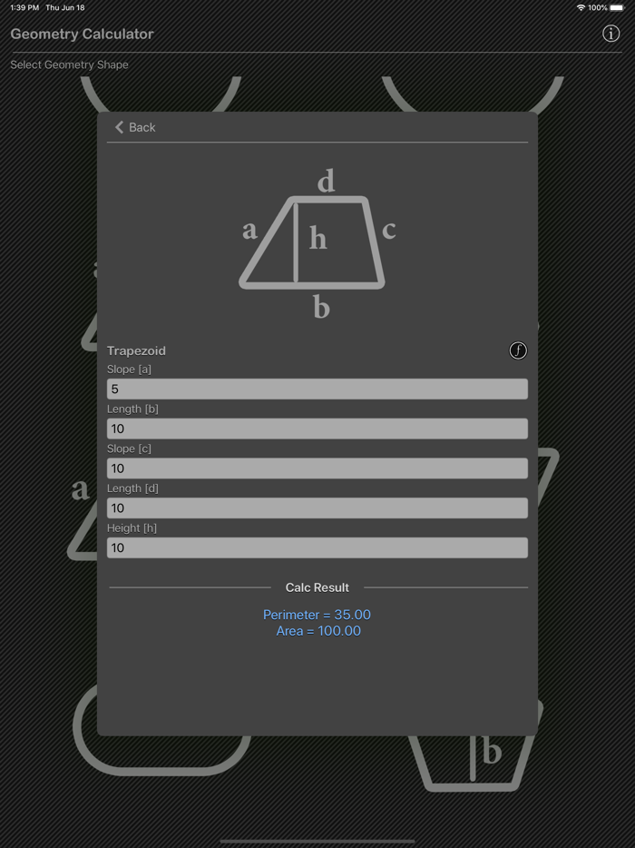 Geometry Calculator Plus