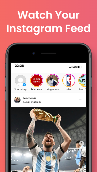 WatchApp for Instagram Appのおすすめ画像1