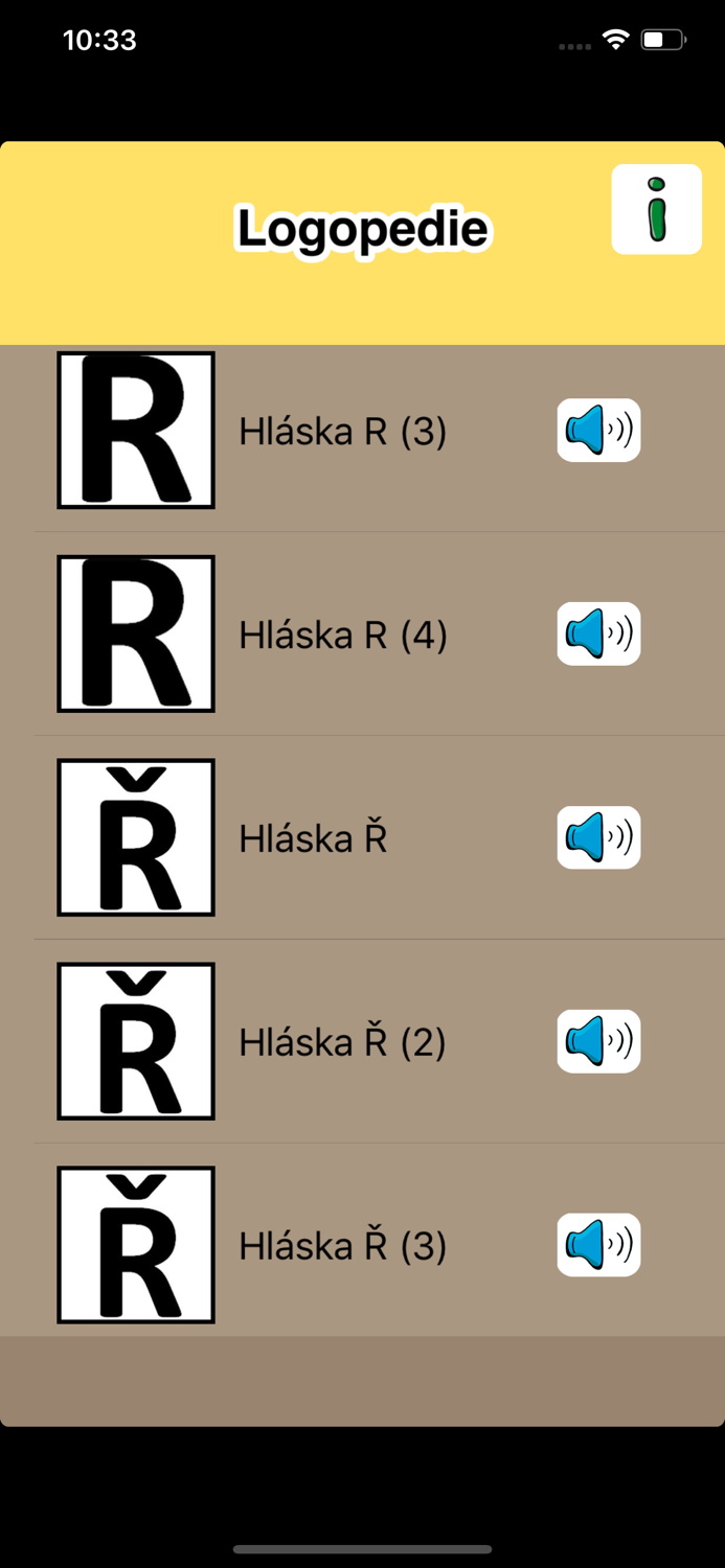 Logopedie, cvičení