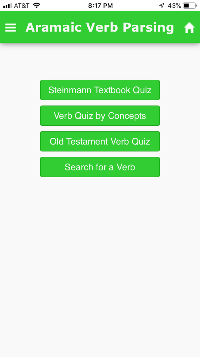 Aramaic Verb Parsing