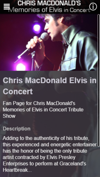 How to cancel & delete Chris MacDonald Elvis Concert from iphone & ipad 1