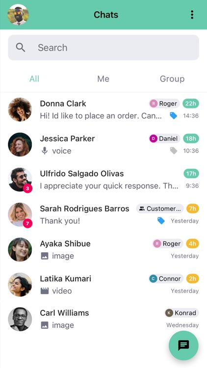 get.chat - Shared Team Inbox