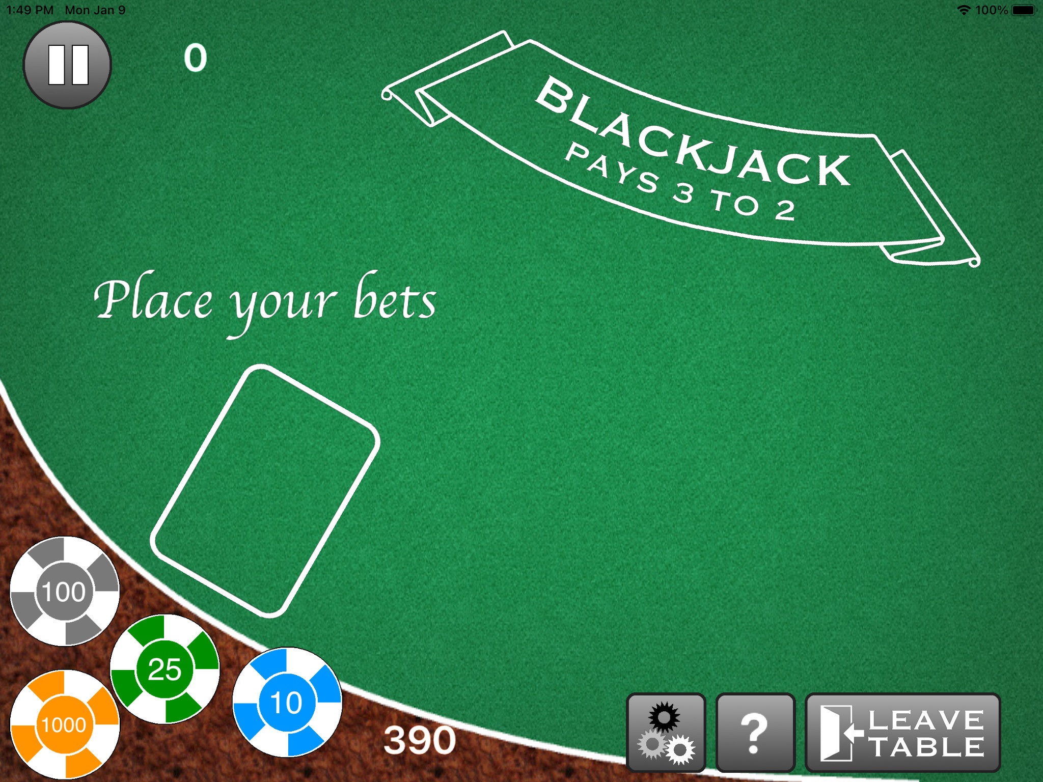 Blackjack - Gambling Simulator screenshot 2