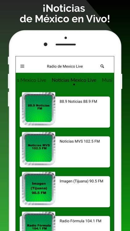 Radios de Mexico live