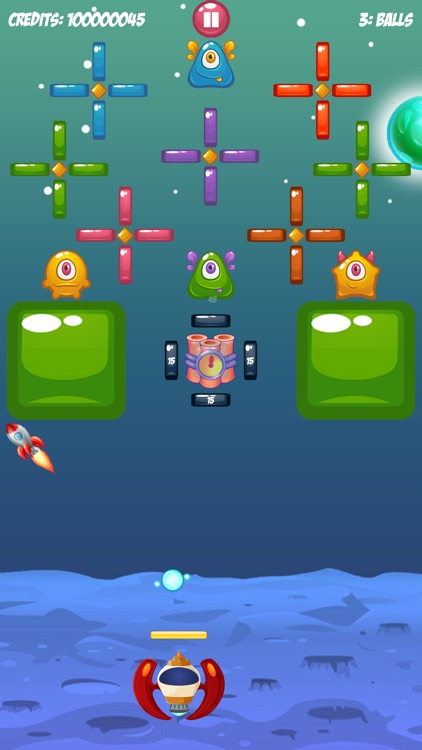 Cosmo Paddle Ball Game screenshot-9