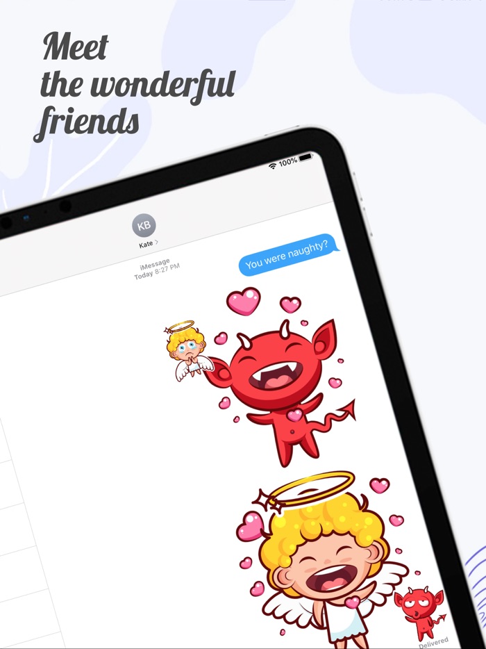 Angel and Devil Stickers