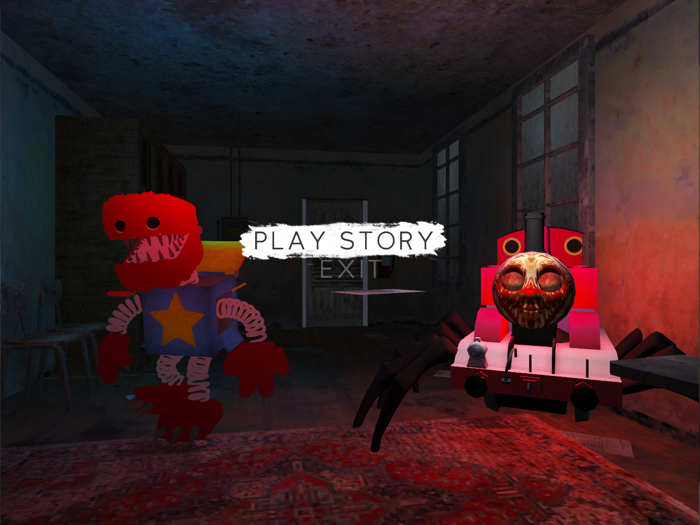 Choo Choo Horror Spider train