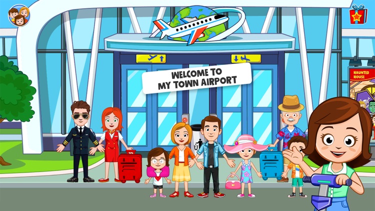 My Town : Airport screenshot-0