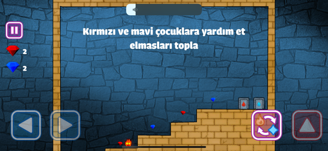 Ateş ve Su Gerçek, game for IOS