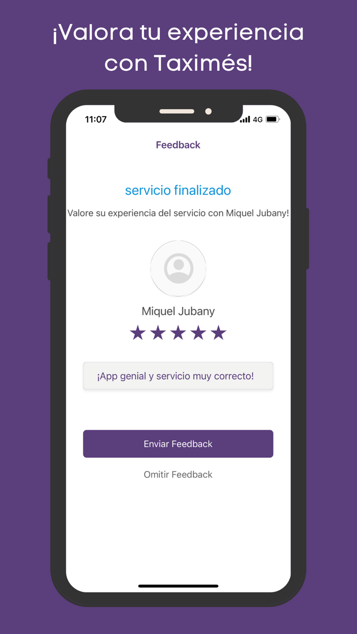 Taximes App - Aplicación taxi