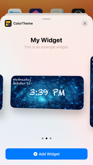 Color Theme Widget:Widgets Go screenshot 3