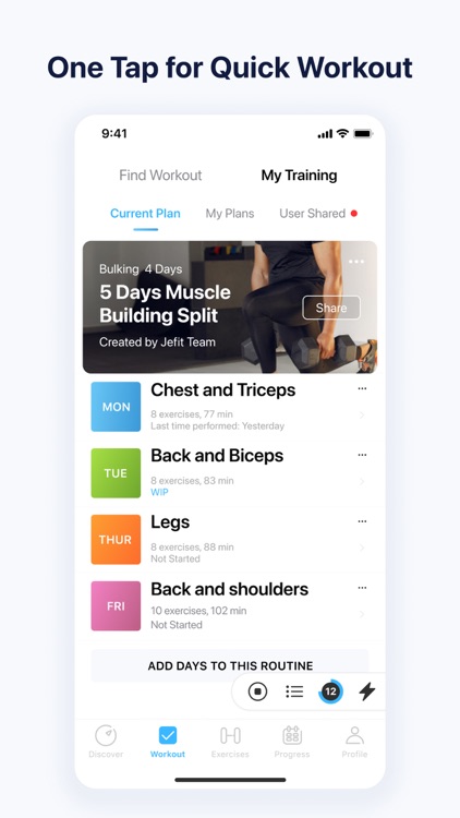 JEFIT Workout Planner Gym Log screenshot-5