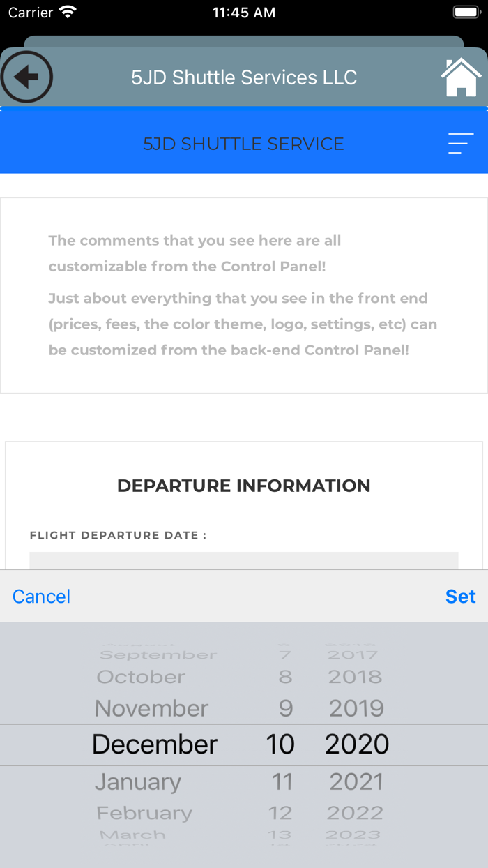 5JD Shuttle Services