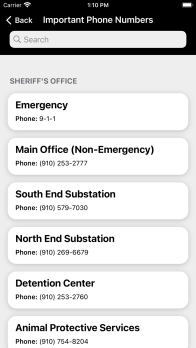 Brunswick County Sheriff screenshot 3