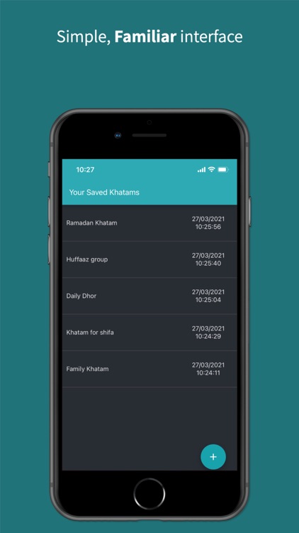 Group Khatam Tracker