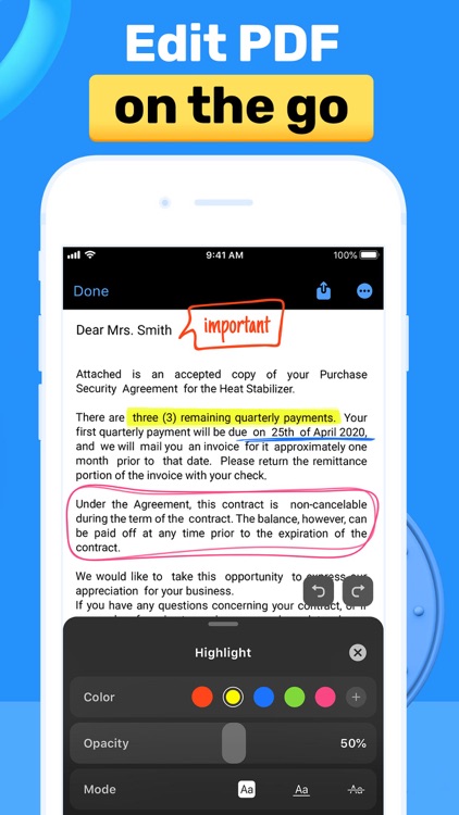 PDF Hero - PDF Editor & Reader screenshot-7