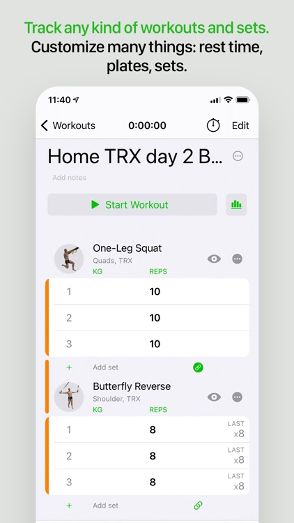 Gymaholic Workout Tracker screenshot-3