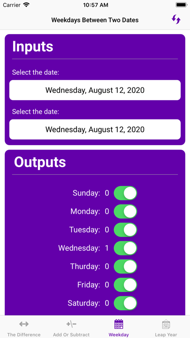 Date Calculator++ Simple screenshot 3