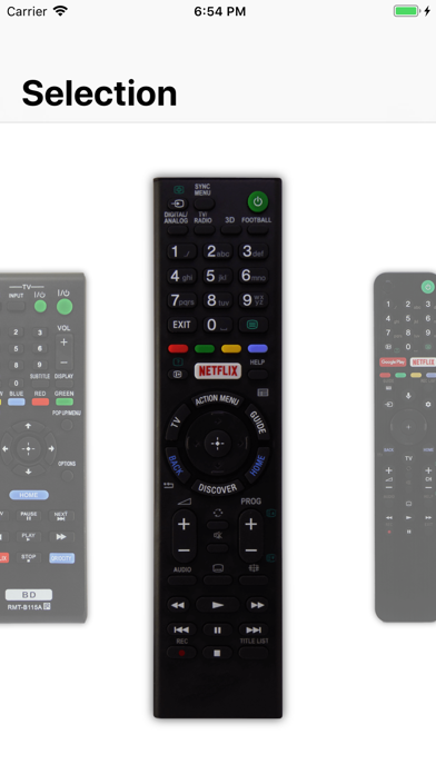 Remote control for Sony screenshot 3
