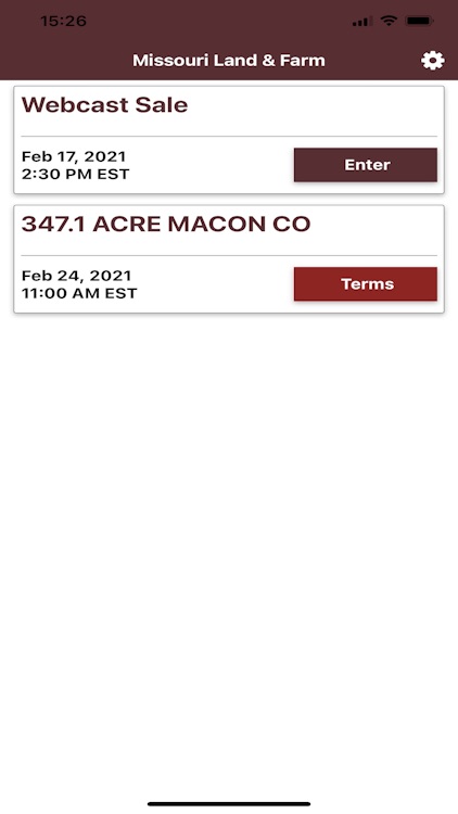 Missouri Land & Farm Bidding
