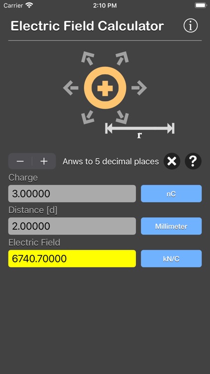 Electric Field Calculator screenshot-8