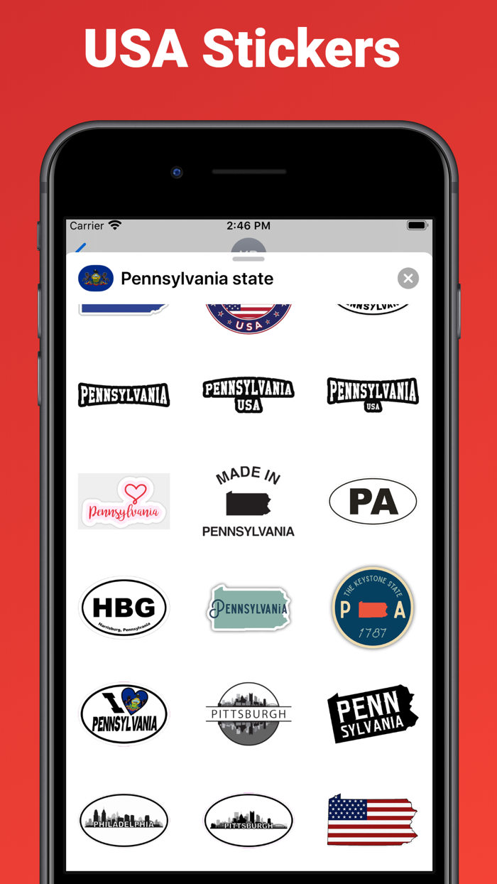 Pennsylvania state - USA emoji