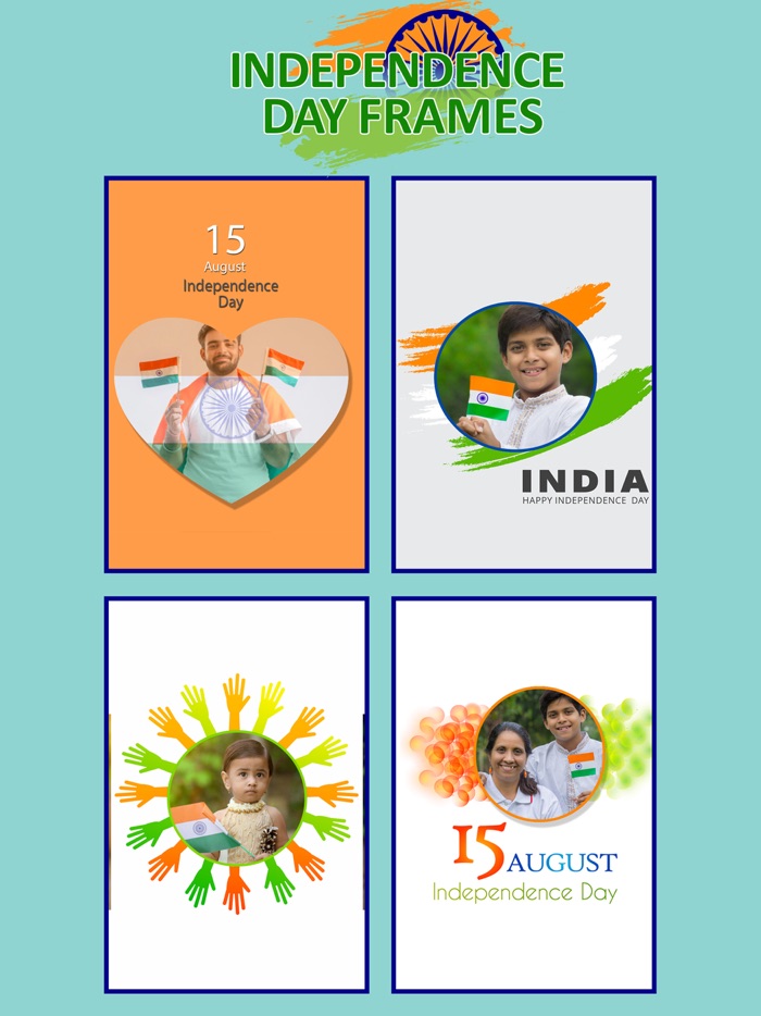 15 August Photo Frame Wishes