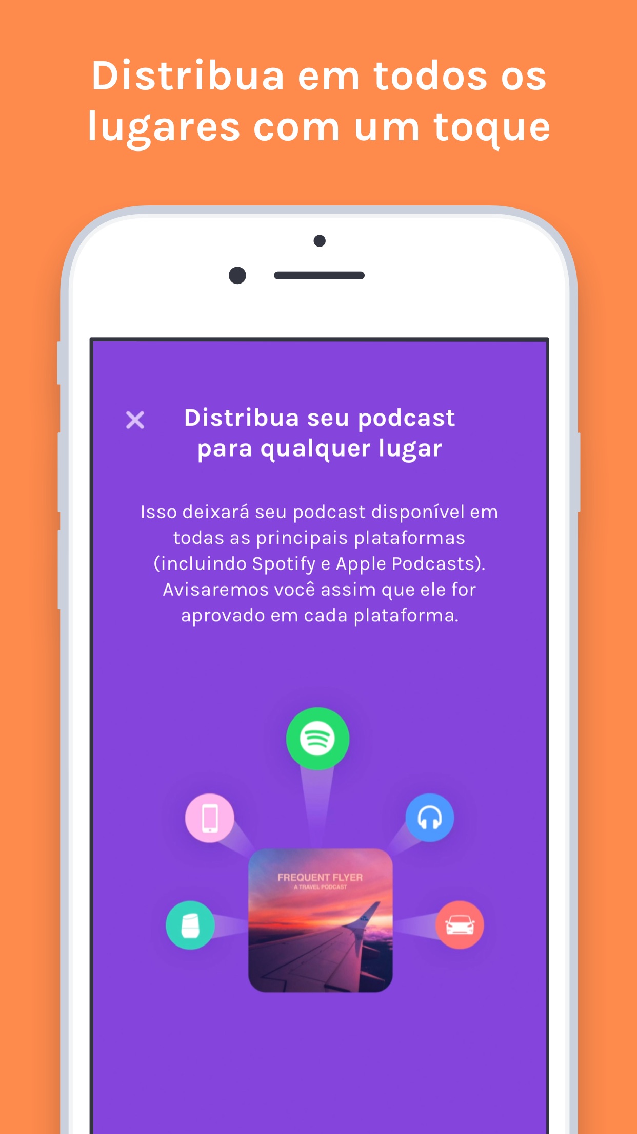 Screenshot do app Anchor - Faça seu podcast
