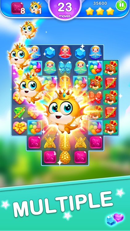 Jewel Blast Dragon - Match 3 screenshot-4