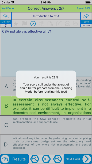 Control Self Assessment CSA screenshot 3