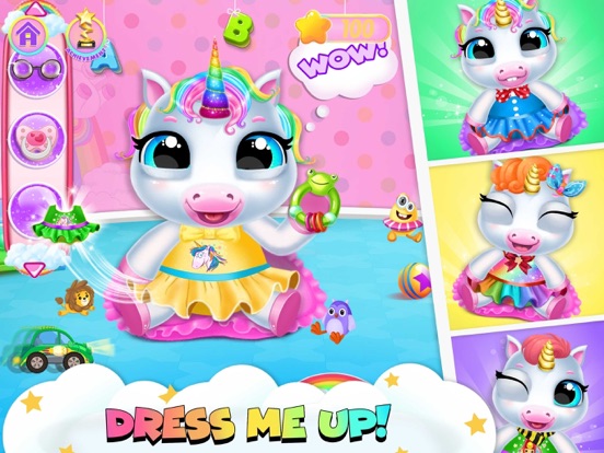 iPad Image of Unicorn Mommy Care Game