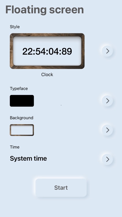 Floating screen-Screen refresh