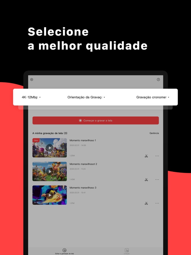 Gravador De Tela Do Celular Na App Store - como gravar videos suporte roblox