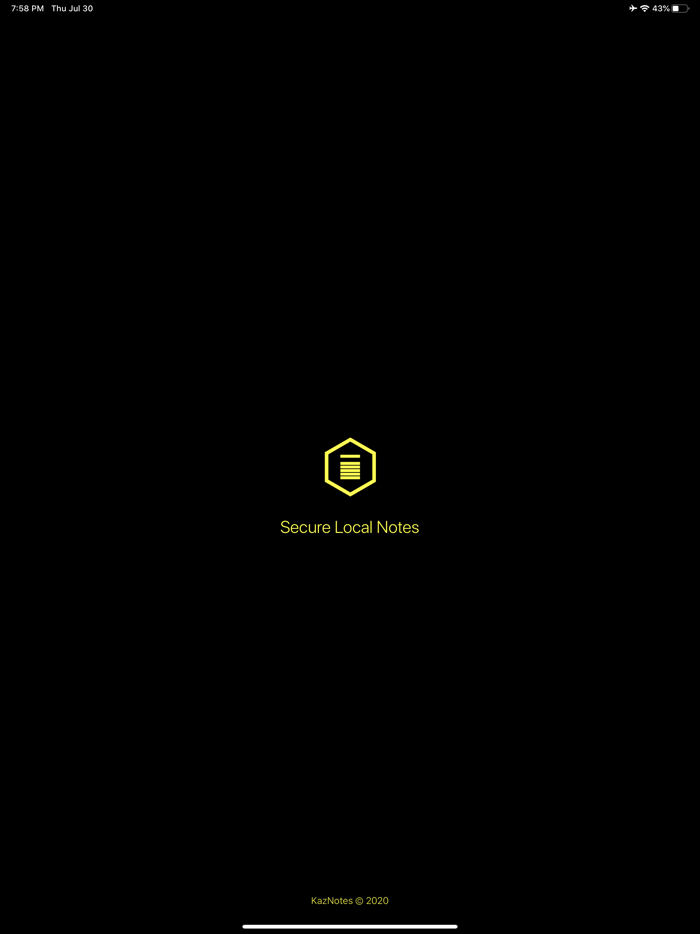 KazNotes - Secure Local Notes