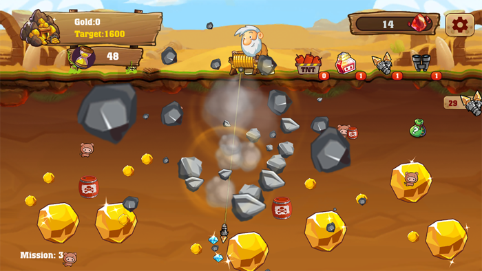 Arcade Miner Gold Digger