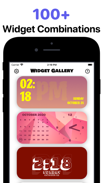 Widget: Custom Widgets Gallery screenshot 4
