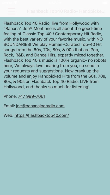 Flashback Top 40 Radio